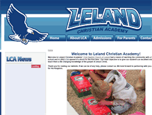 Tablet Screenshot of lelandchristian.org